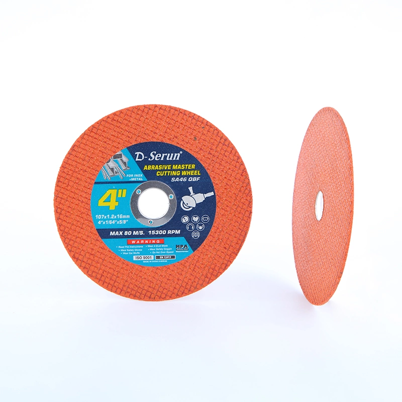 4" Super Thin Cutting and Grinding Wheel for Angle Iron