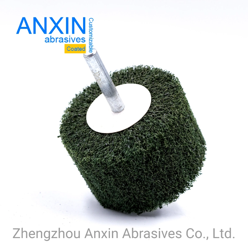 New Product Non Woven Nylon Abrasive Interleaf Flap Wheel with 6mm Shank