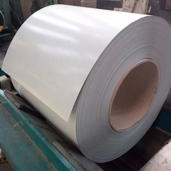 Rolos com revestimento colorido Bobina de aço galvanizado pré-pintado PPGI Metal Roofing Gi Chapa PPGI para casas